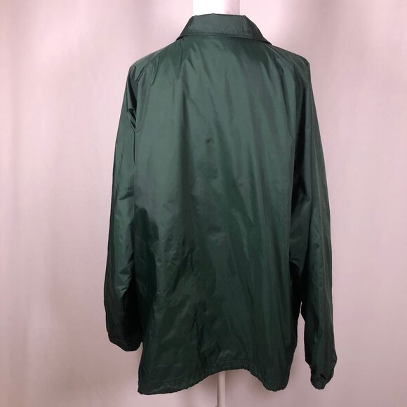 🌲 UltraClub 2XL Nylon Coach Jacket — Deep Forest Green - Picture 6 of 11